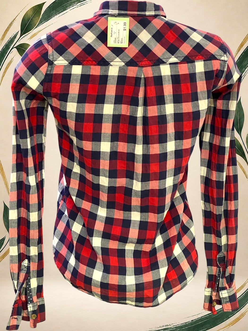 Vista posterior de Blusa
