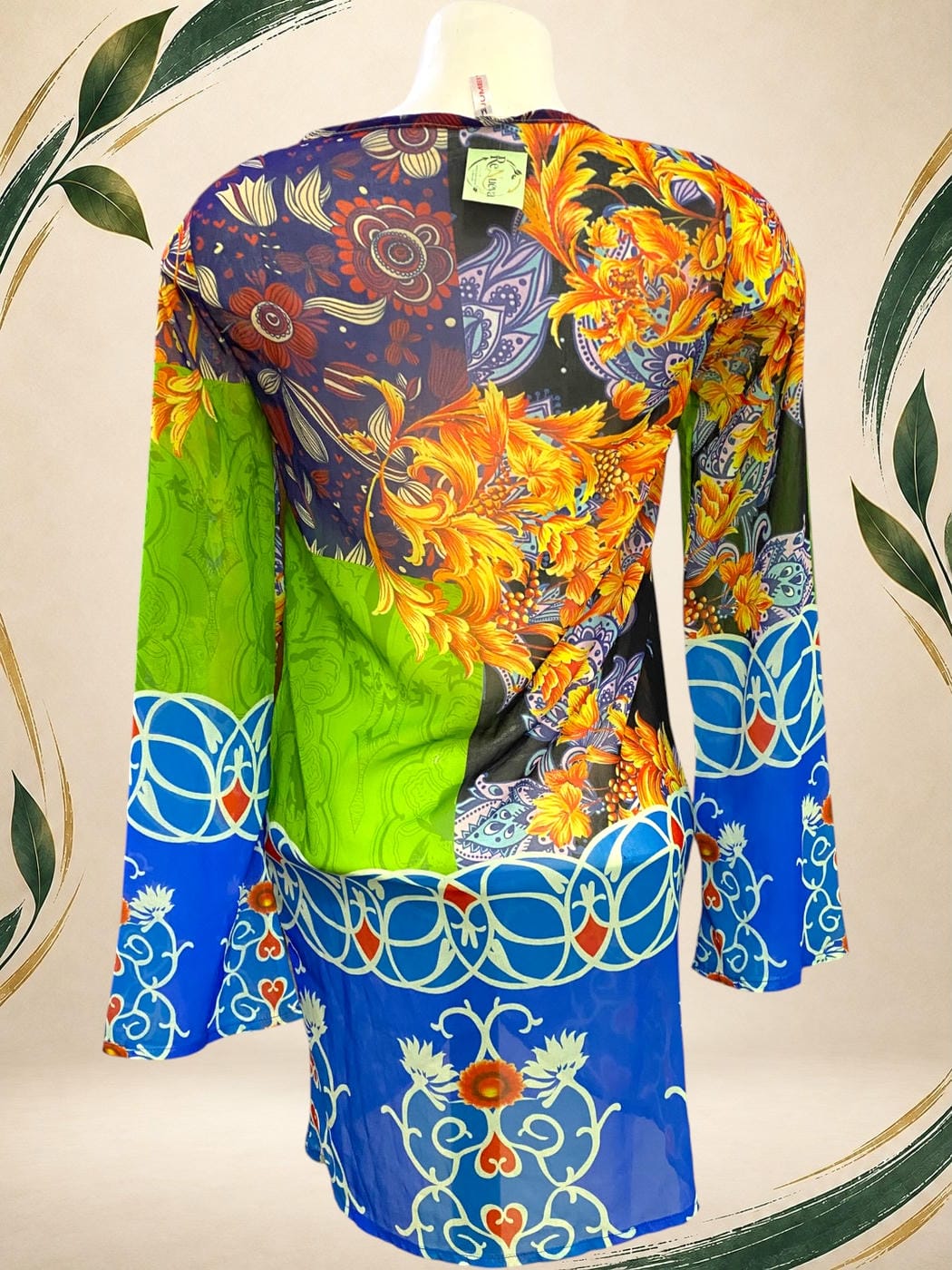 Vista posterior de Blusa