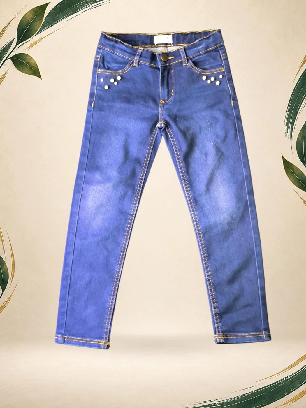 Vista frontal de Jeans
