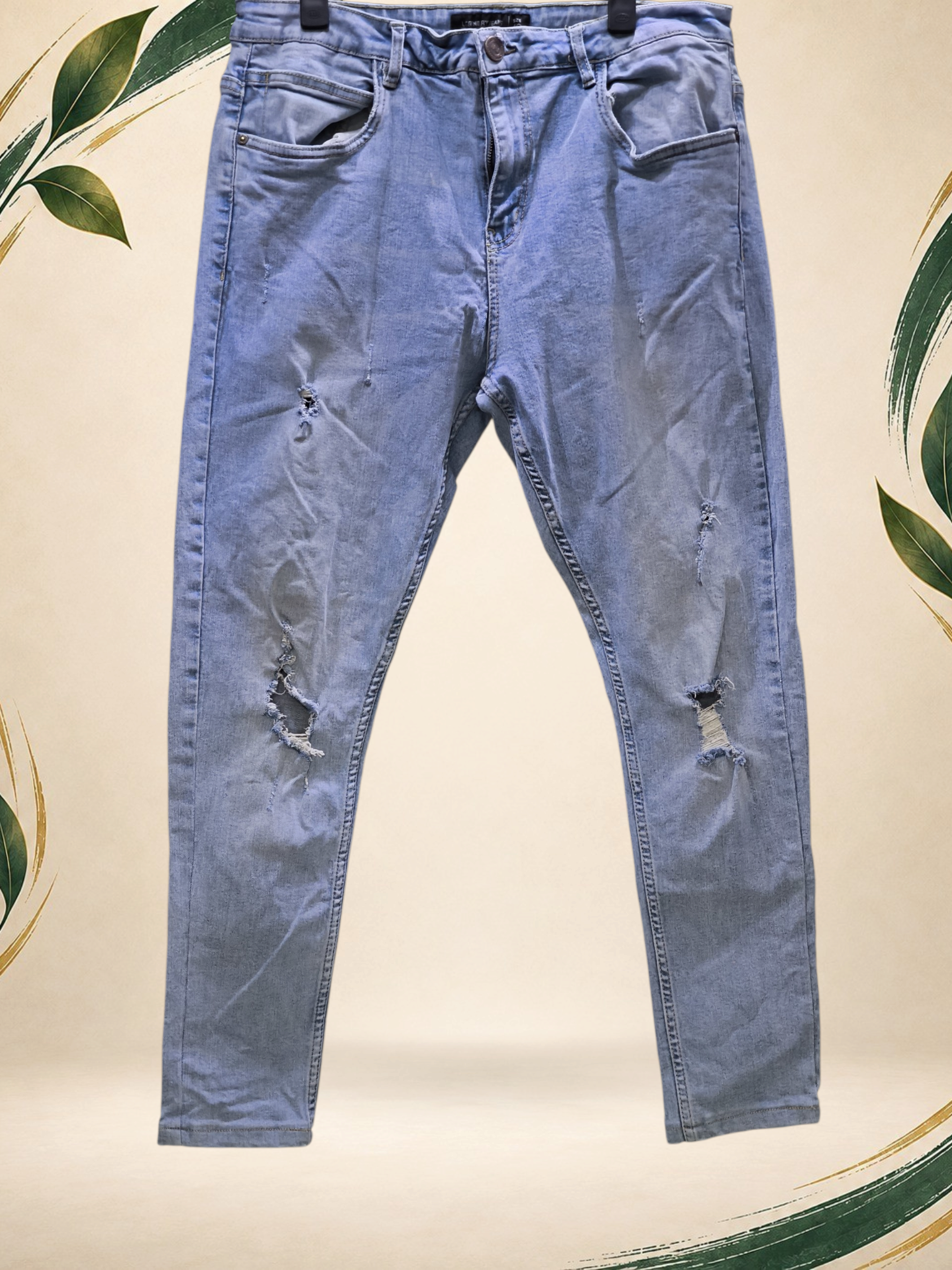 Vista frontal de Jeans
