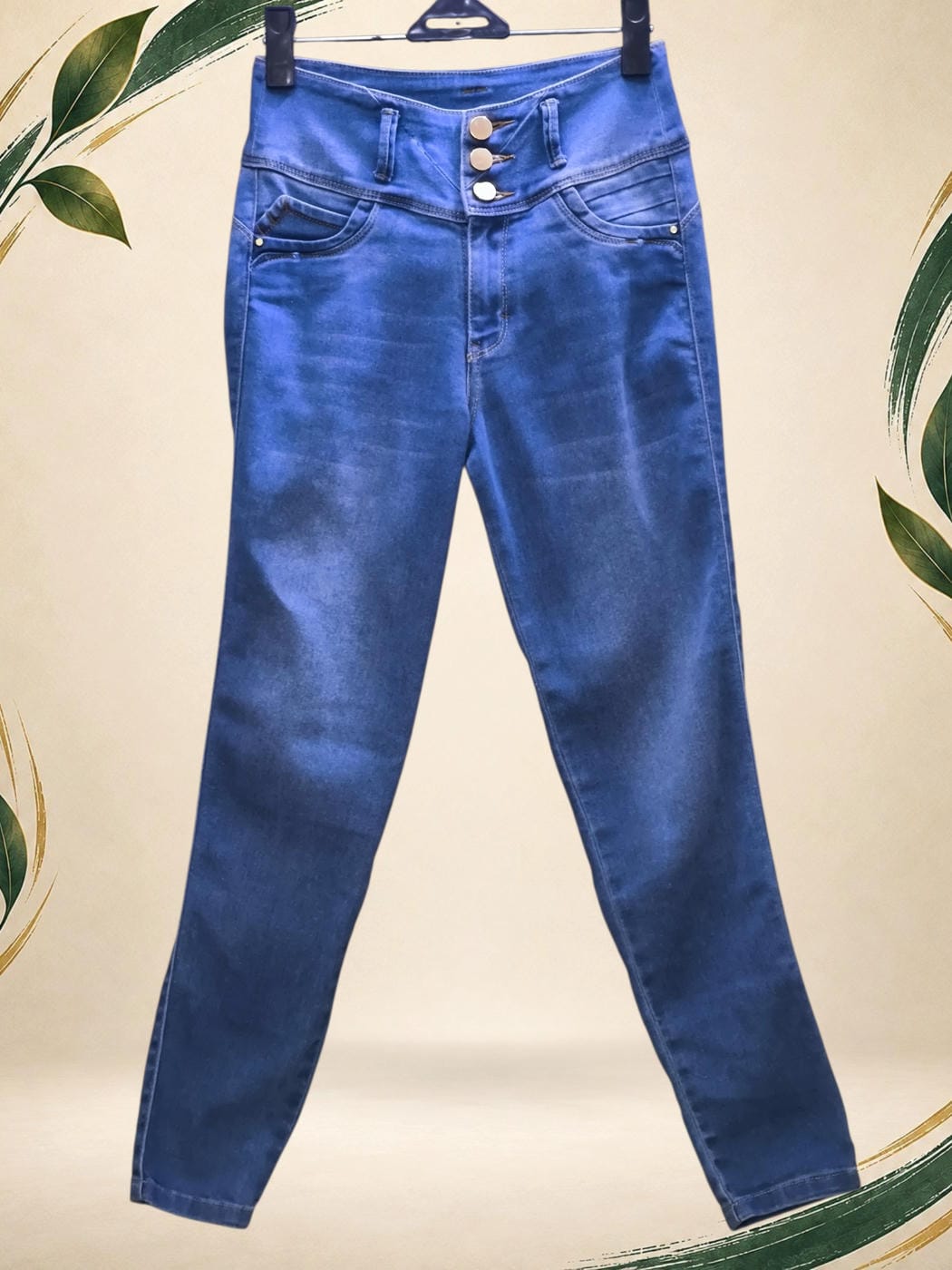 Vista frontal de Jeans