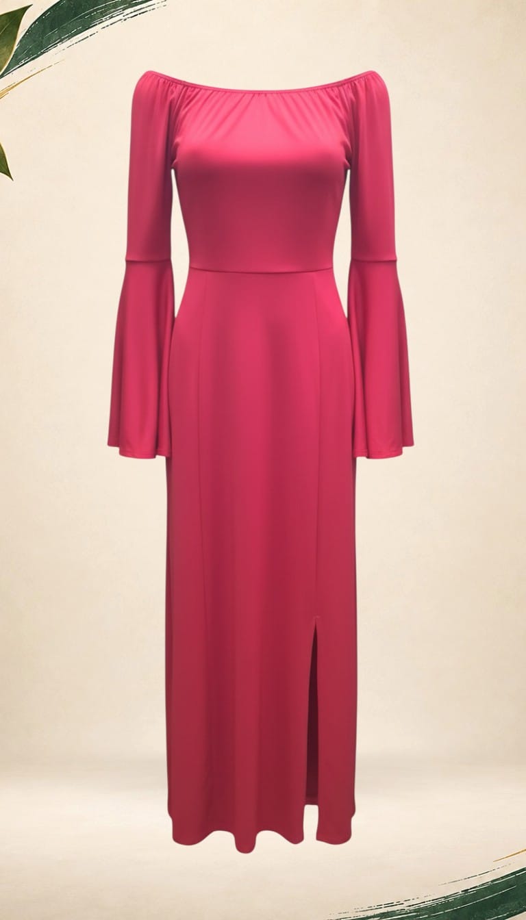 Vista frontal de Vestido