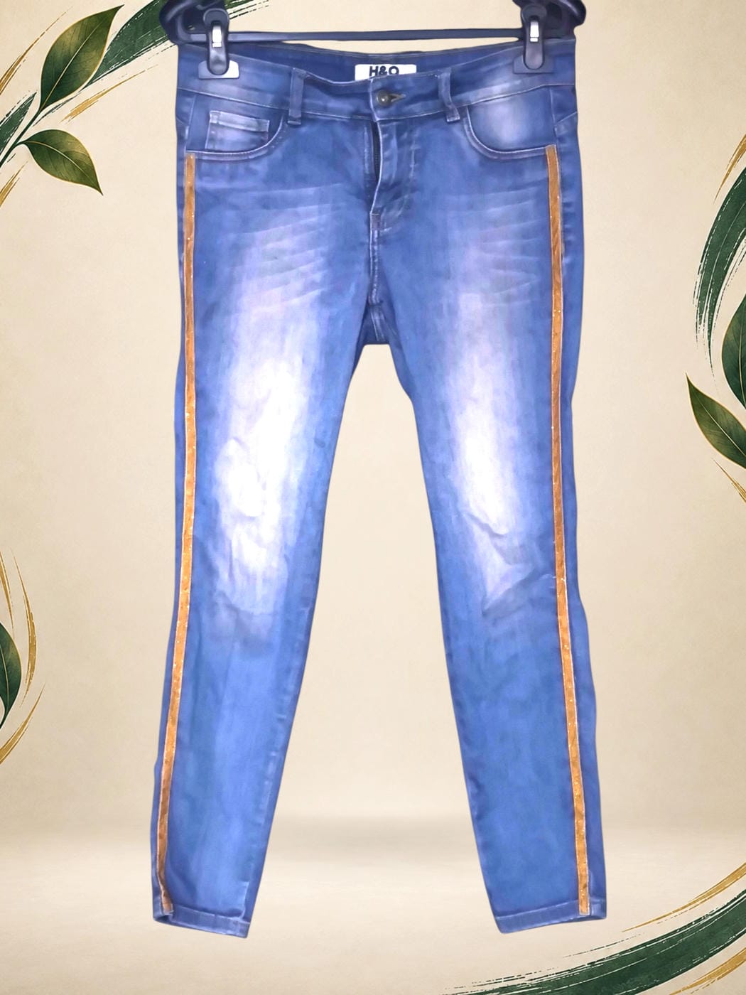 Vista frontal de Jeans