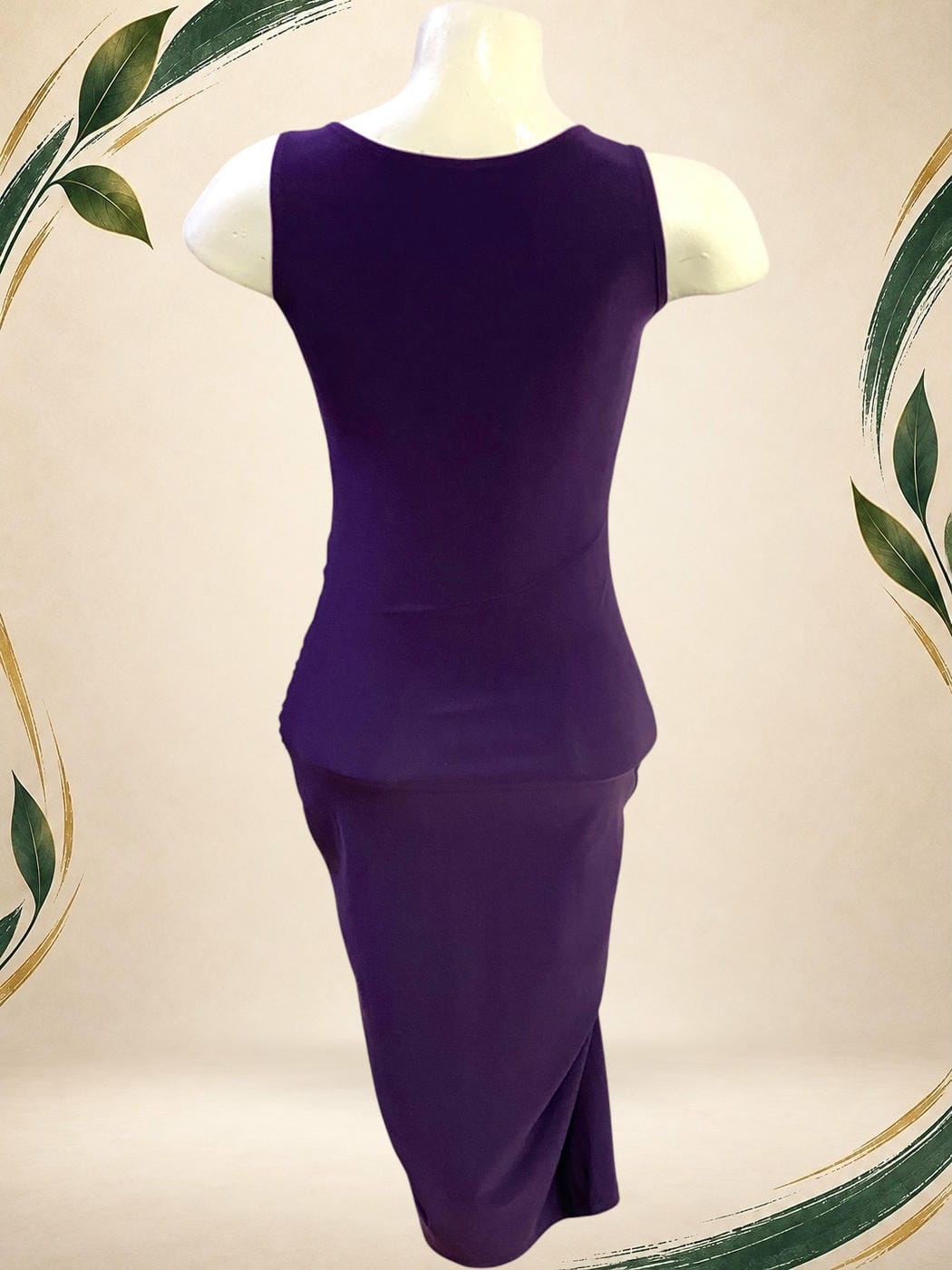 Vista posterior de Vestido