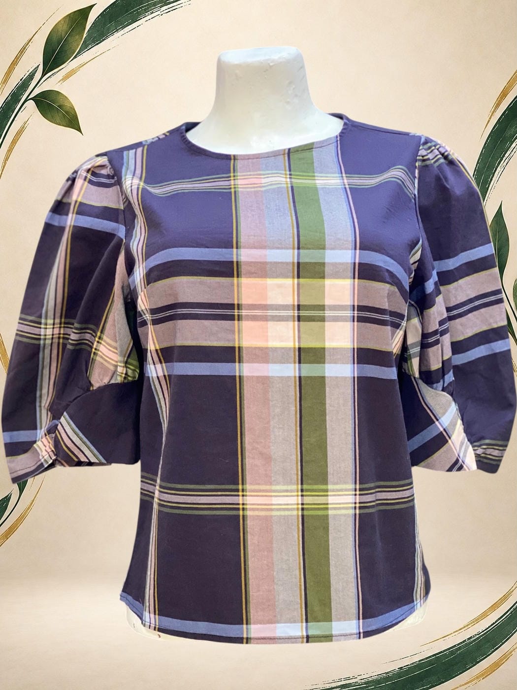 Vista frontal de Blusa