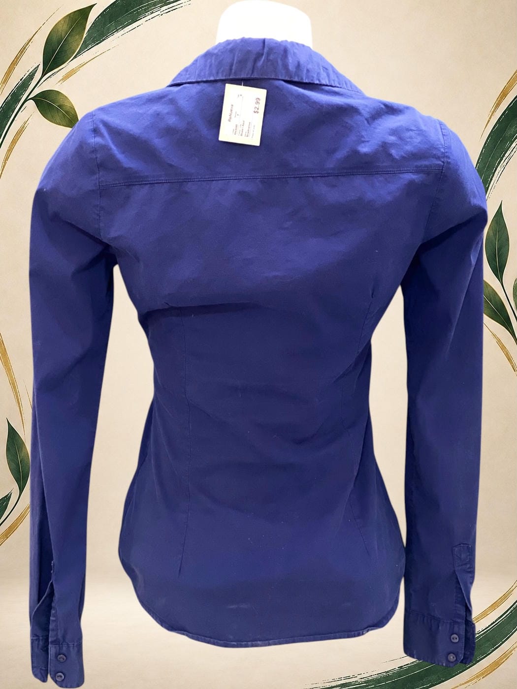 Vista posterior de Blusa