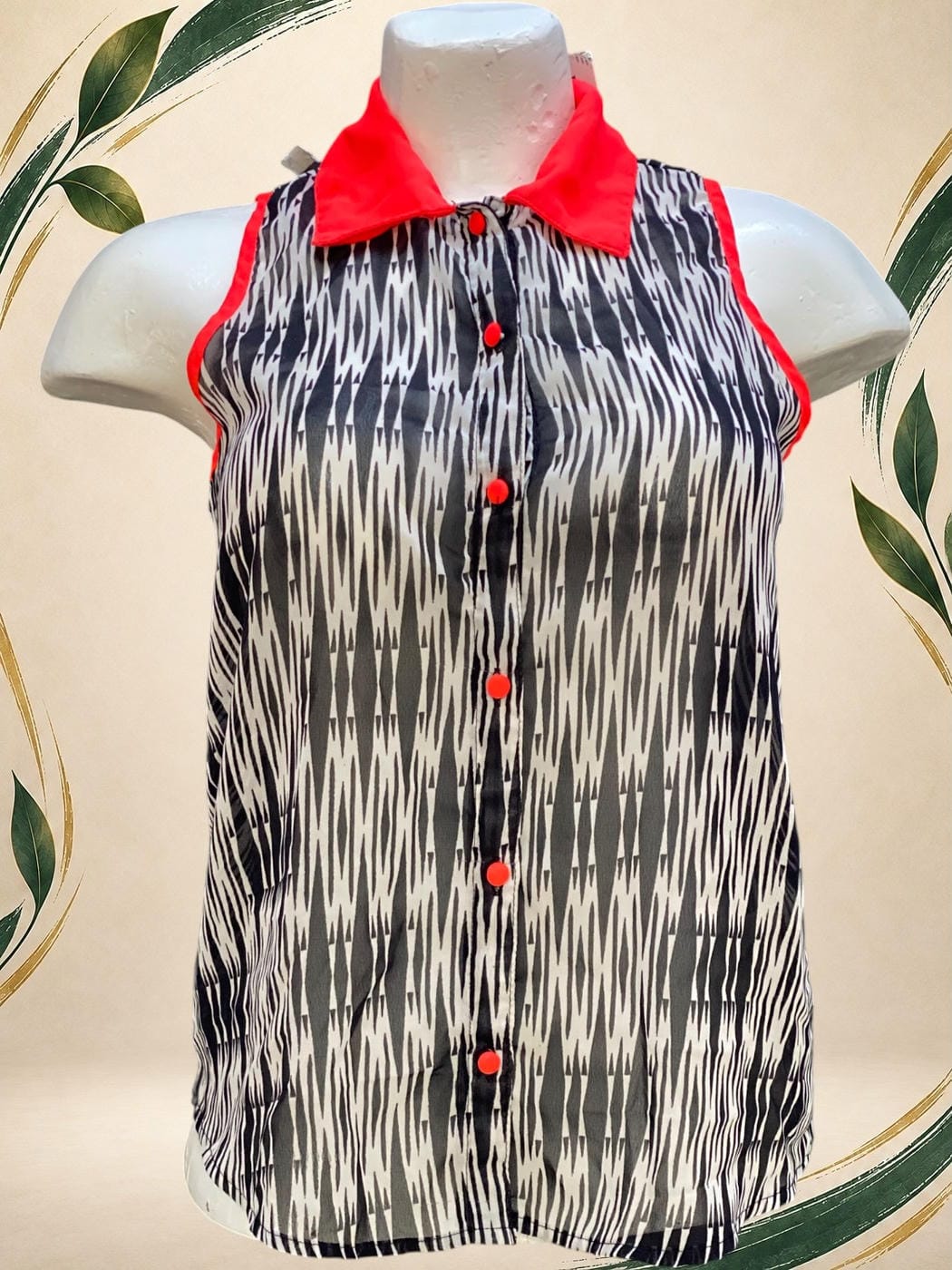 Vista frontal de Blusa