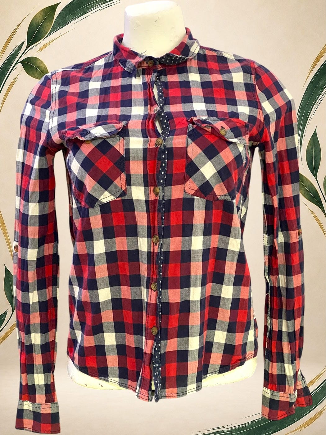 Vista frontal de Blusa