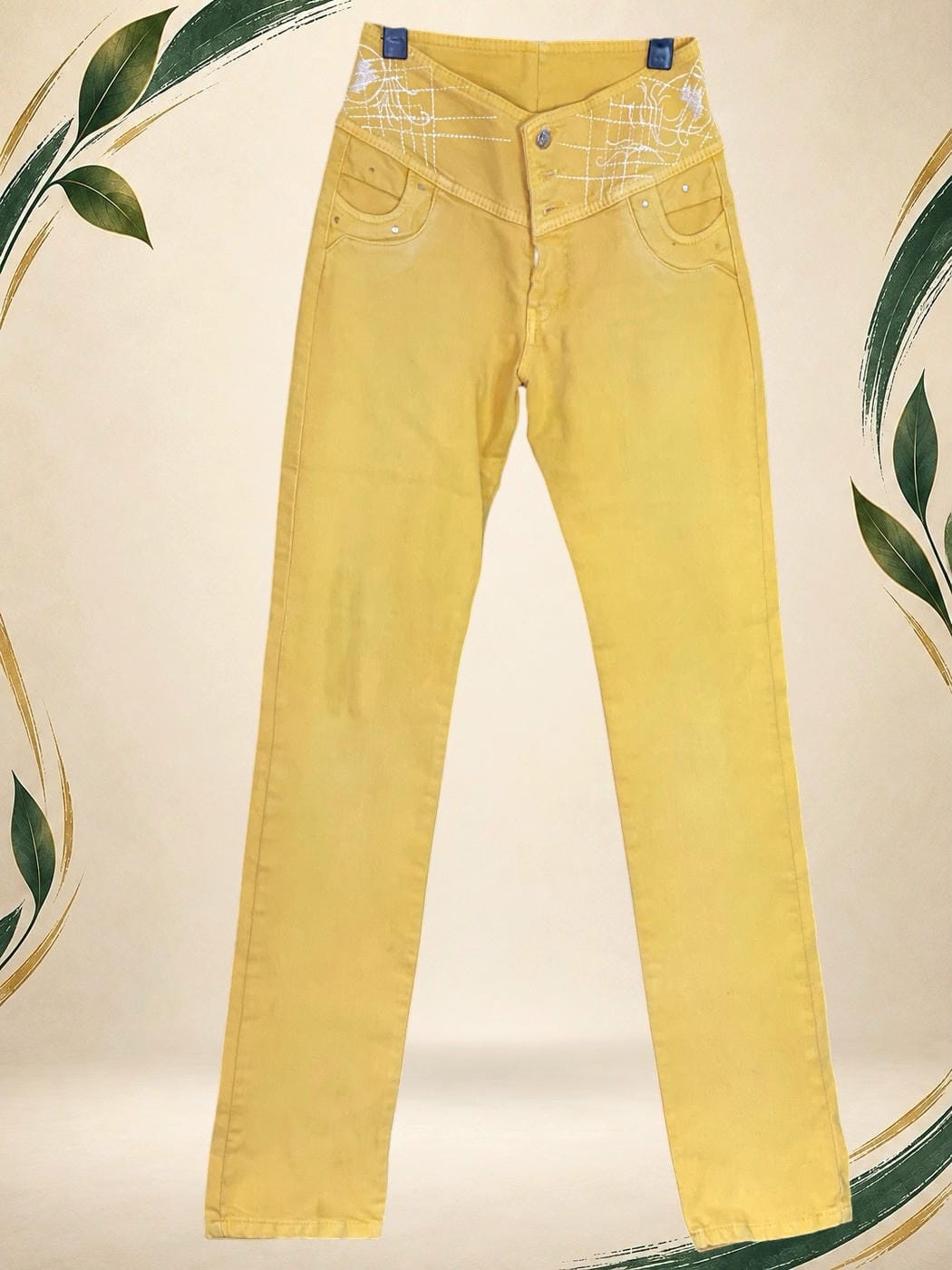 Vista frontal de Jeans