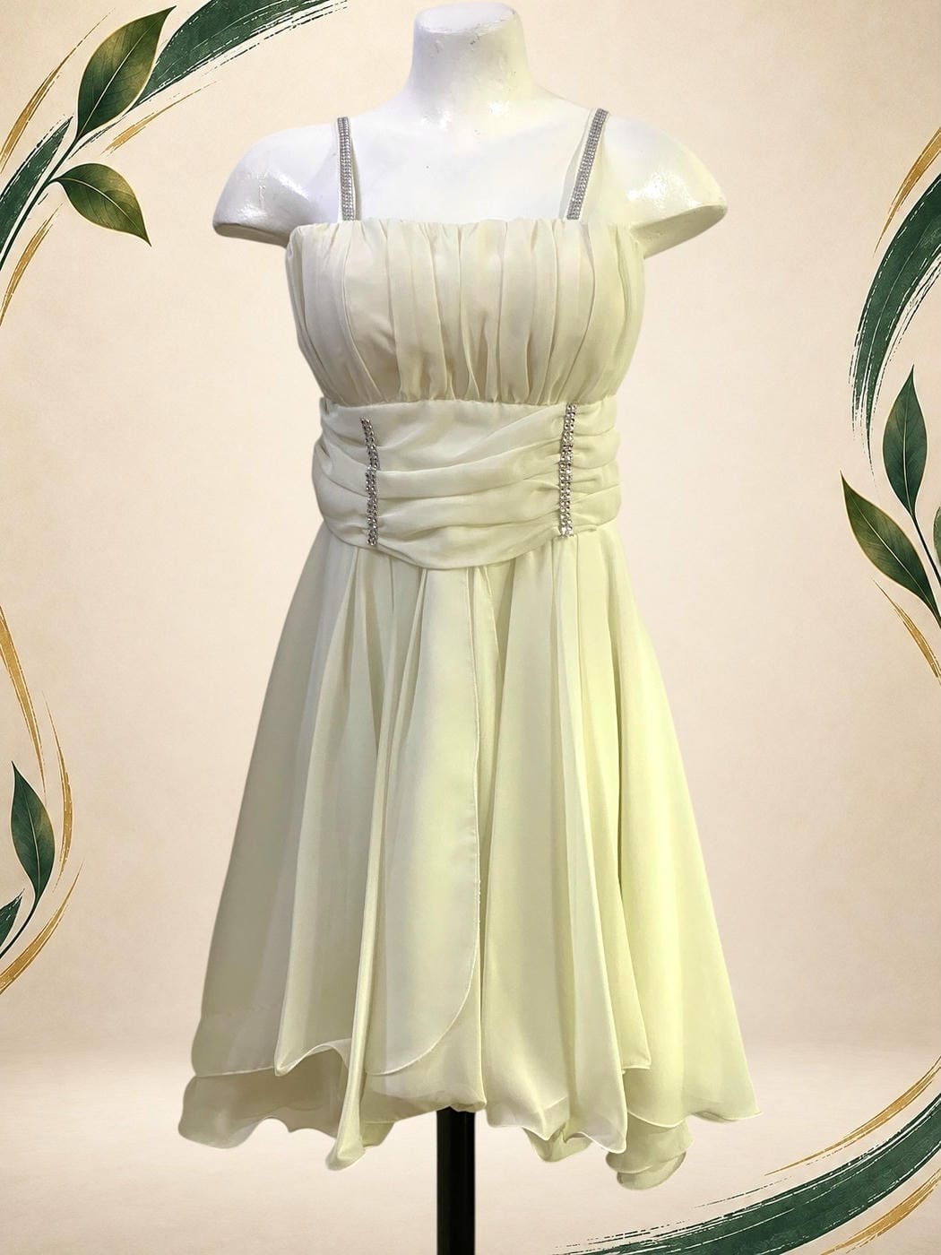Vista frontal de Vestido